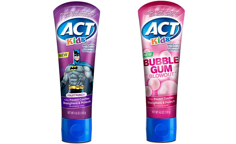 ACT launches toothpaste for kids 2 years old and older
