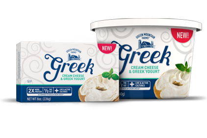Greek cream cheese debuts at Walmart healthy food packaging