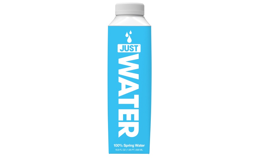 Tetra top carton hits U.S. market with launch of JUST Water