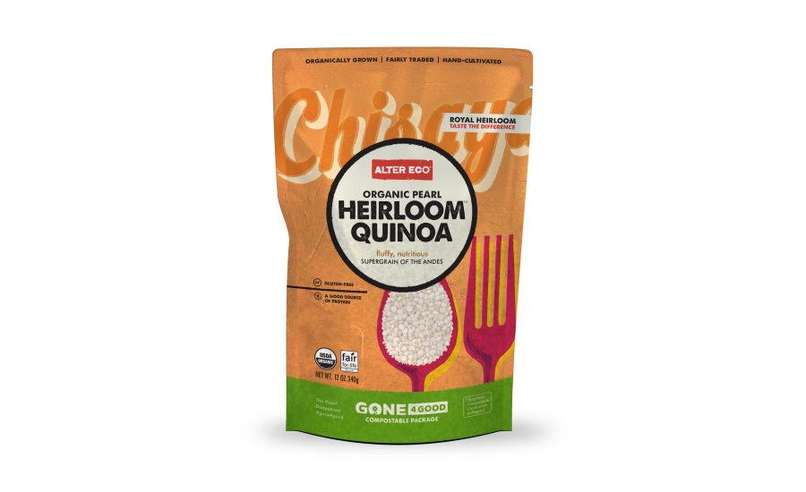 Alter Eco Launches Revolutionary New Compostable Quinoa Pouches