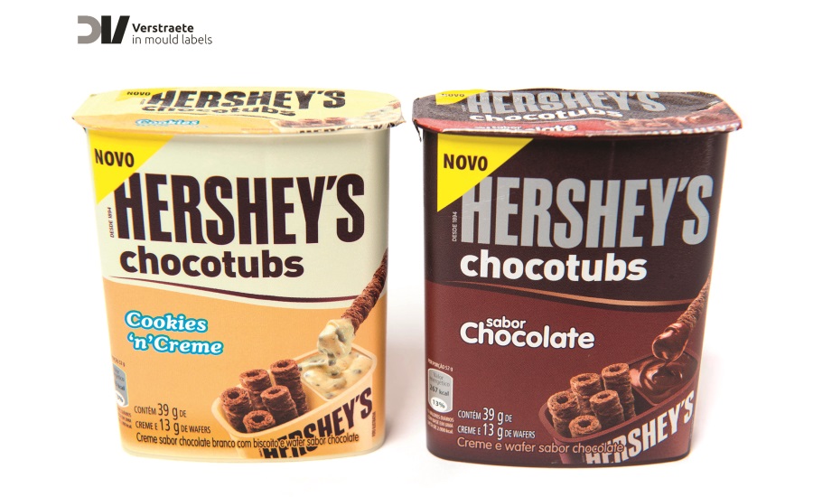 Hershey’s Chocotubs win Brazil over with IML snack packaging