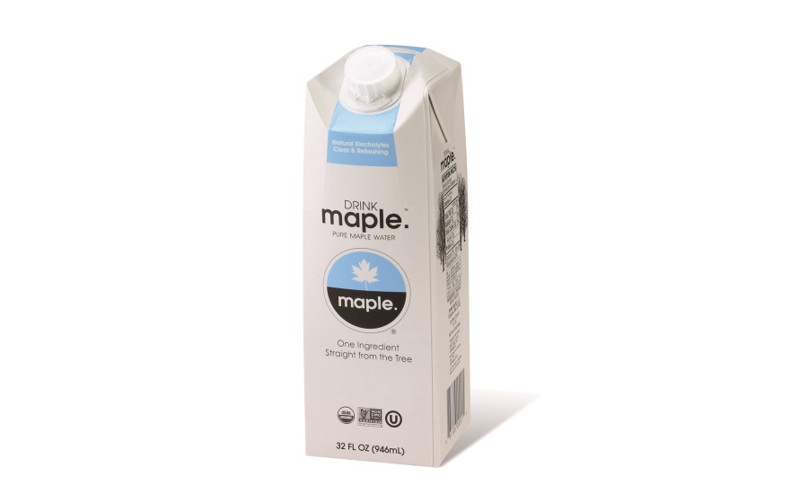 From the tree, back to the tree: maple water in carton packs from SIG Combibloc