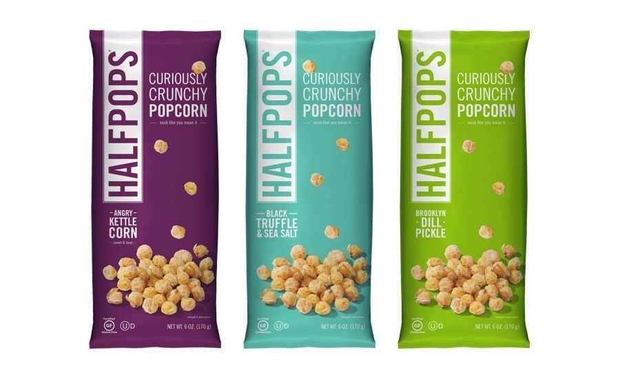 Halfpops three new flavor varieties, expanded distribution and reinvigorated packaging