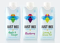 Just Bee honey water new in beverage industry