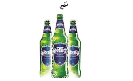 Molson new glass bottle for beer packaging