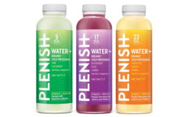 Plenish debuts new Water+ probiotic beverage packaging