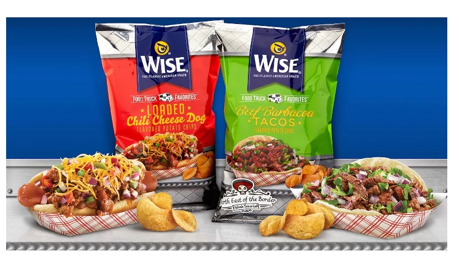Wise Snacks food truck flavors