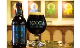 Saint Arnold Coffee Porter beer bottle design
