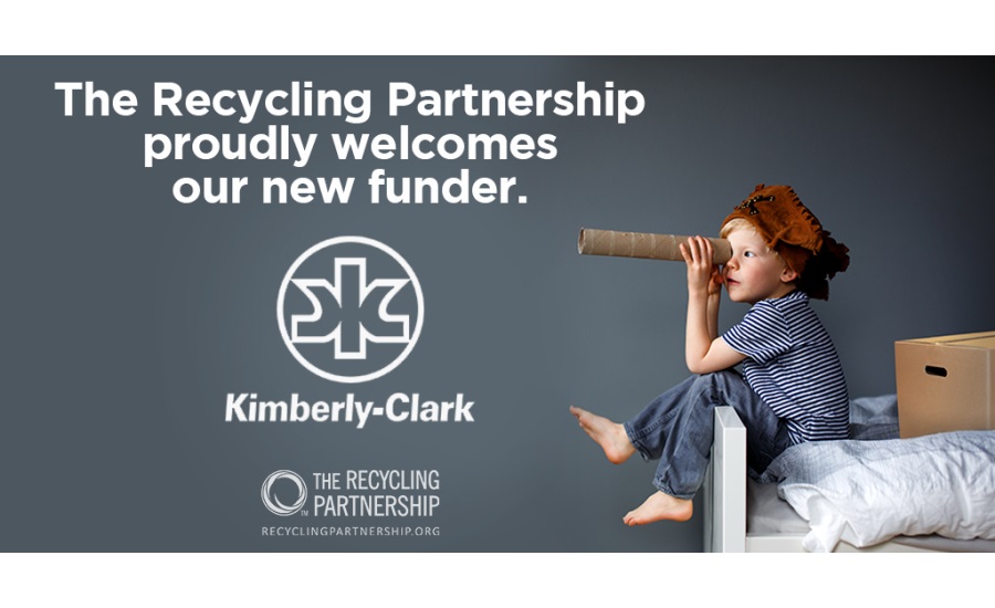 The Recycling Partnership adds Kimberly-Clark