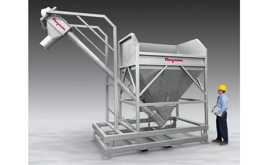 New Flexicon screw conveyor for front end loader