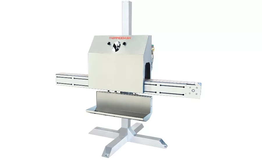 Axon’s EZ-130 is a compact machine that automatically labels up to 150 bottle or cans per minute