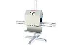 Axon’s EZ-130 is a compact machine that automatically labels up to 150 bottle or cans per minute