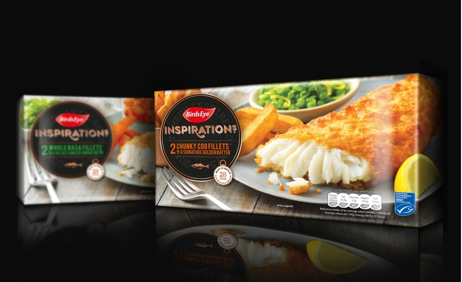 Bistro-Inspired Identity and Package Design for Birds Eye Frozen Fish, 2018-01-10