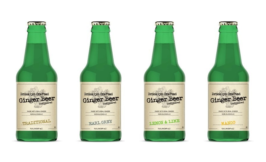 Mini packaging for Brooklyn Crafted ginger beer