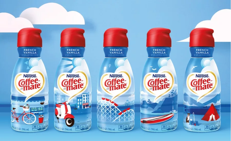 Coffee-Mate Celebrates Summer with new package design