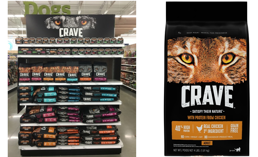 New Crave pet food shows off the wild side of packaging