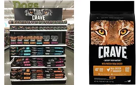New Crave pet food shows off the wild side of packaging