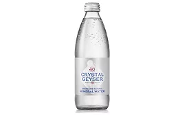  Crystal Geyser® Water Company reintroduces classic glass bottle for 40th anniversary