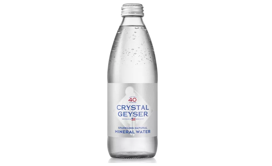 Crystal Geyser® Water Company reintroduces classic glass bottle for 40th anniversary