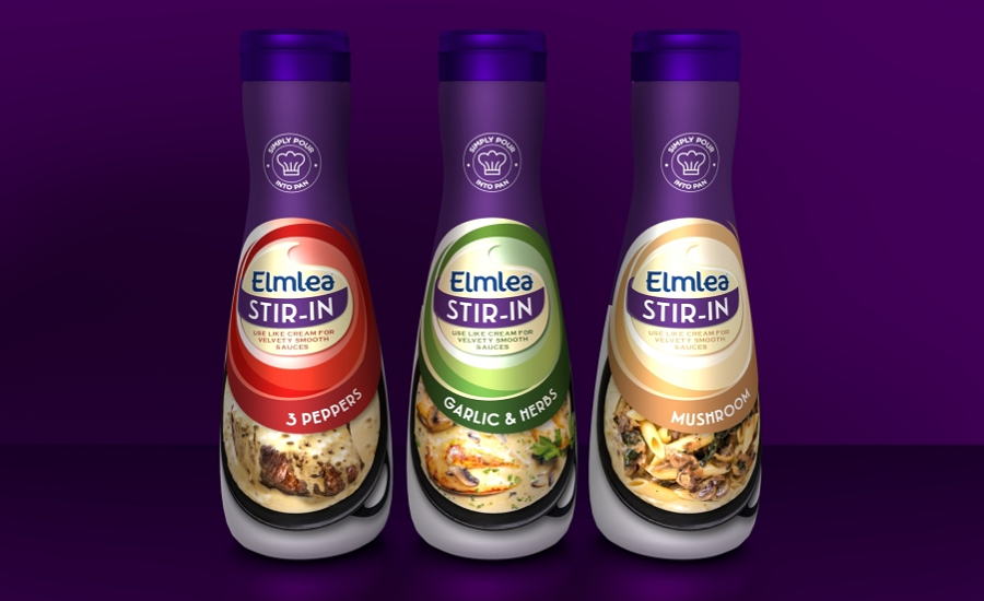 Unilever's Elmlea Stir-In sauces launch in new bottle design