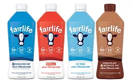 New look for fairlife dairy milk