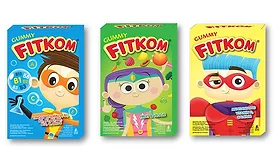 Fitkom Vitamin Gummies launches new packaging by Anthem