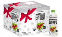 Harmless Harvest coconut water brings joy with holiday packaging