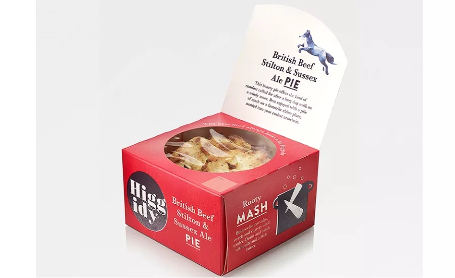 Higgidy rebranded by B&B studio for pies, quiches