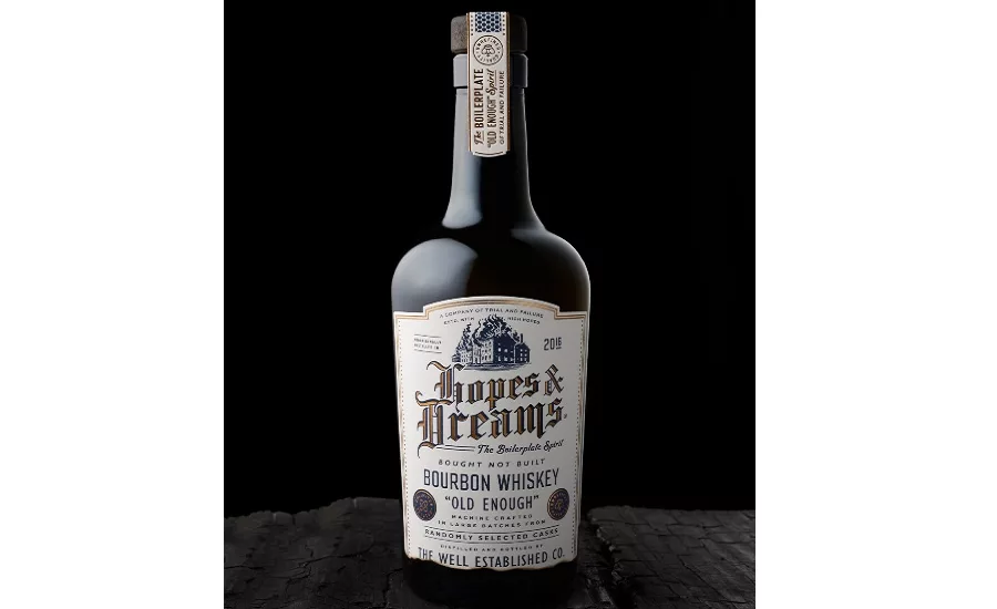 Satirical bourbon brand sees hopes and dreams answered with new design