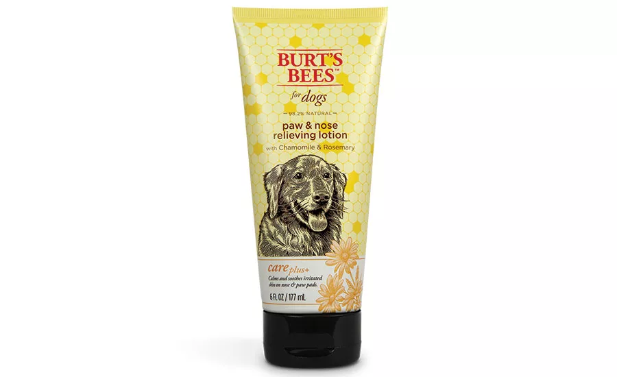 Burt's Bees new pet balm tube made from recycled materials