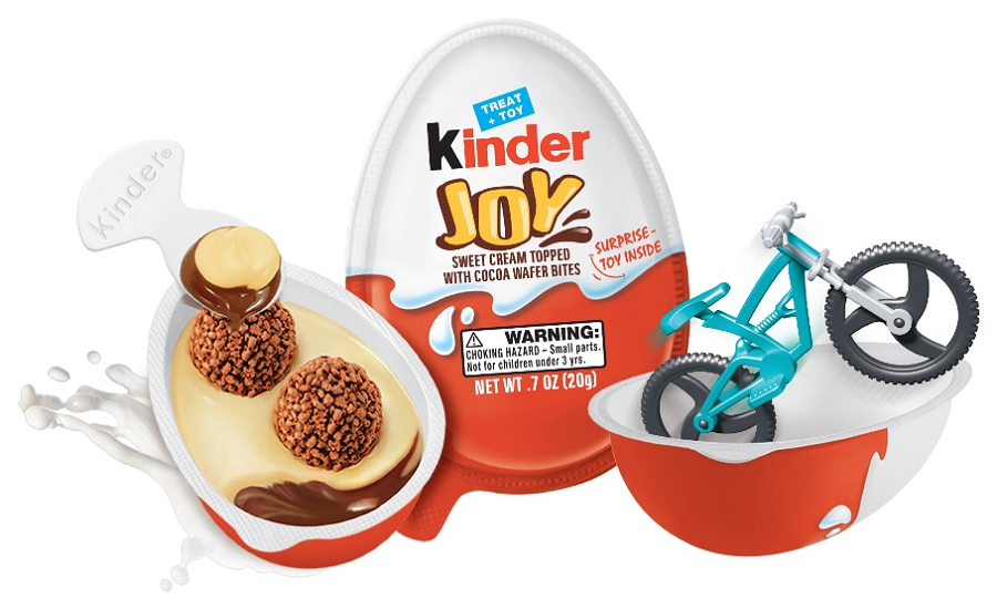 Kinder Joy offers sweet treat and toy surprise in egg packaging