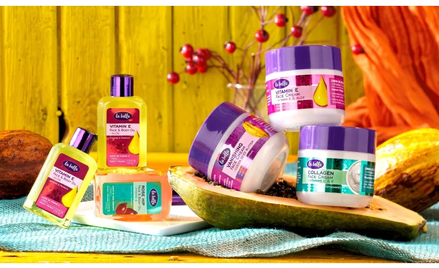 Hair and skin care line adds exotic twist to new look