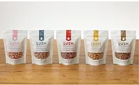 Lush Gourmet Foods specialty snack line gets new pouch packaging design
