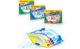 Mentos gum packs turn to VELCRO PRESS-LOK closure system