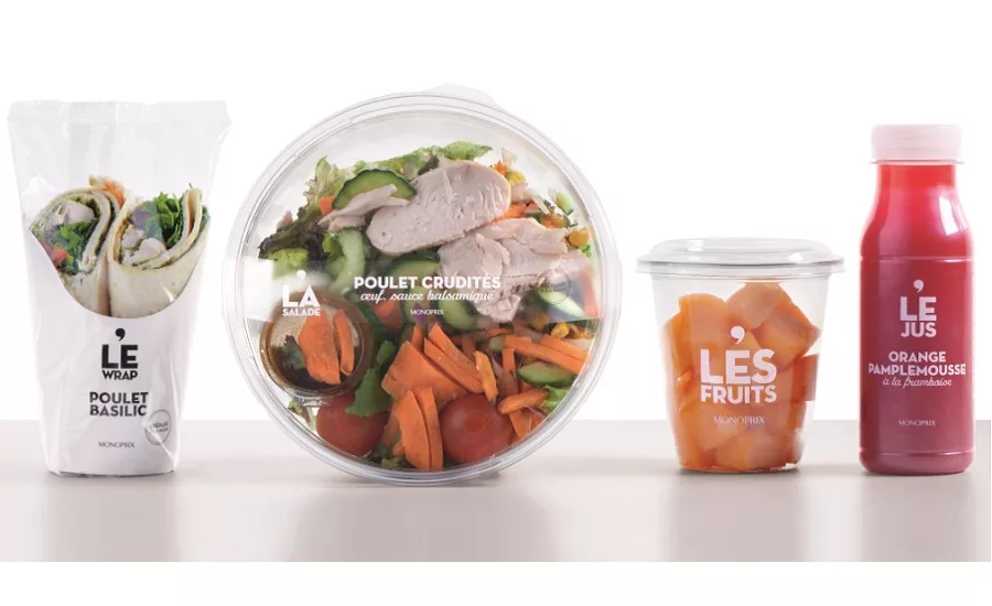 Food-to-go line uses small words in new design
