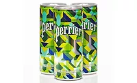 Perrier puts custom artistry in new bottle and can design