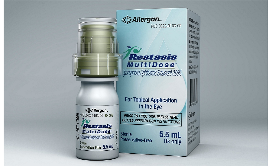 Restasis launches in new multi-dose dispenser