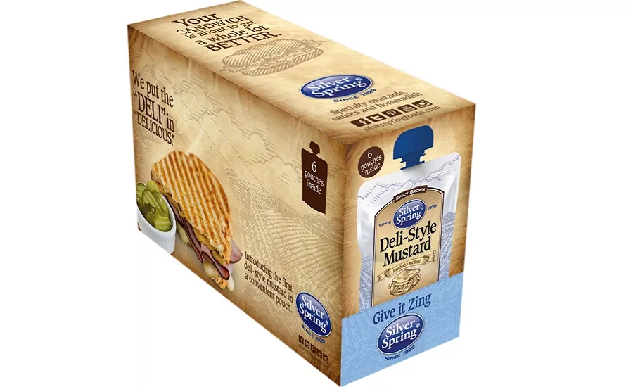 Silver Spring Foods Inc. introduces the first Deli-Style Mustard in a gusseted pouch
