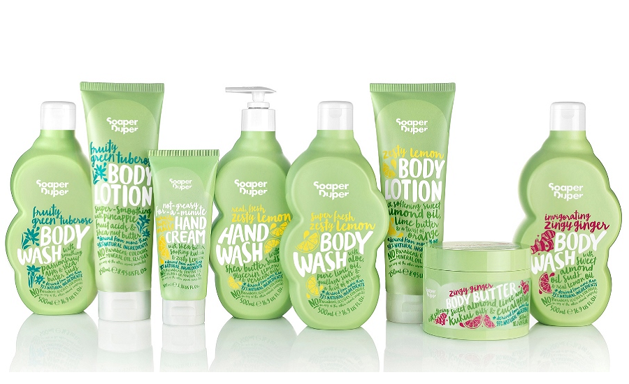  New green bath and body line by Soaper Duper