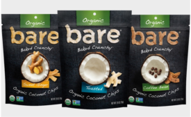 Bare Snacks launches organic coconut chips in 3 flavors