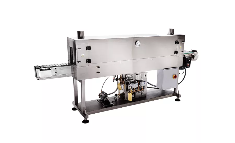 All-in-one steam tunnel perfect addition shrink labeling lines