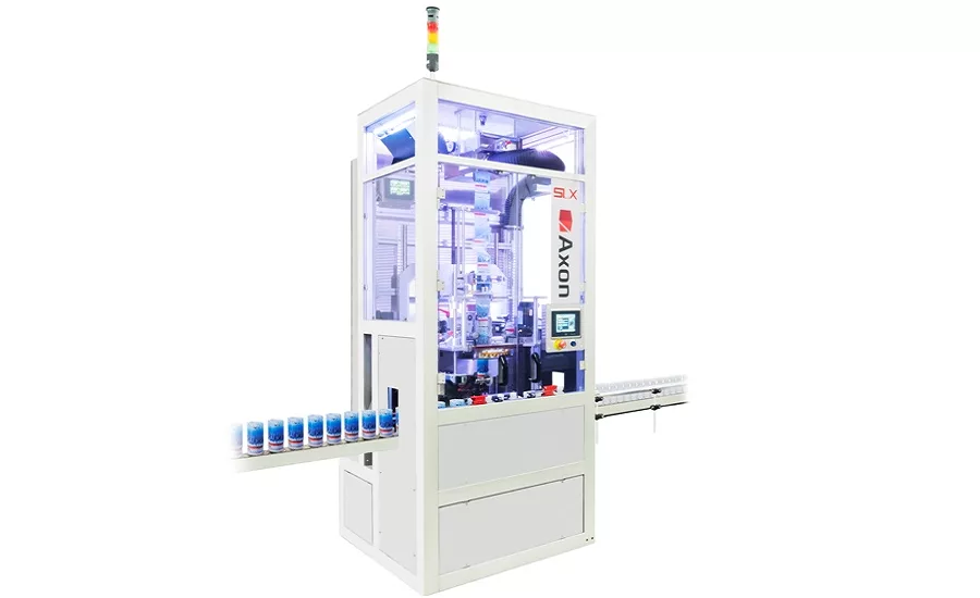 Axon Launches New 600 Container Per Minute Shrink Sleeve Applicator 