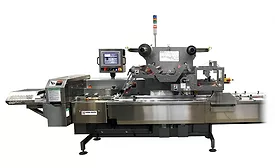 Campbell Wrapper Corp's Revolution Horizontal Flow Wrapper with sanitary hygienic infeed