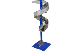 Spiral chutes provide an easier way to move packaged products