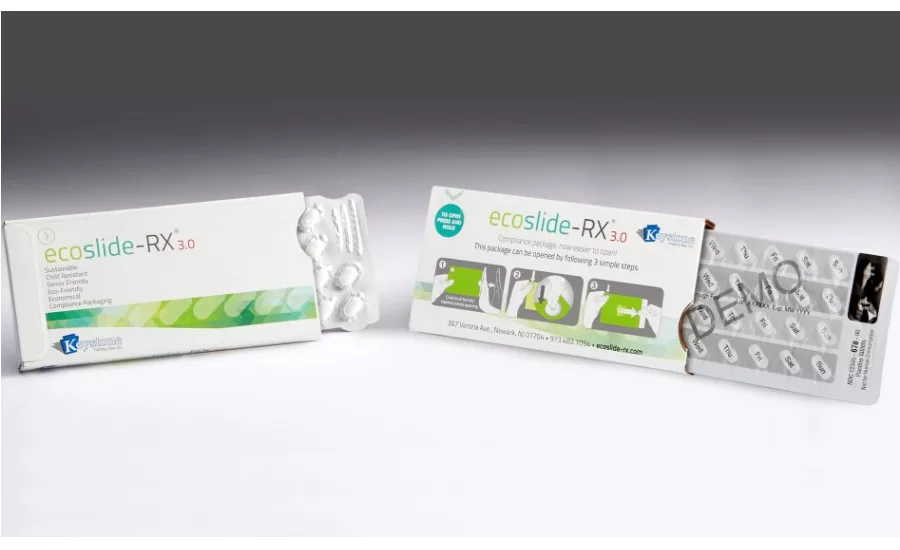 Keystone Folding Box Co. Launches  Ecoslide-RX 3.0 Prescription Compliance Package