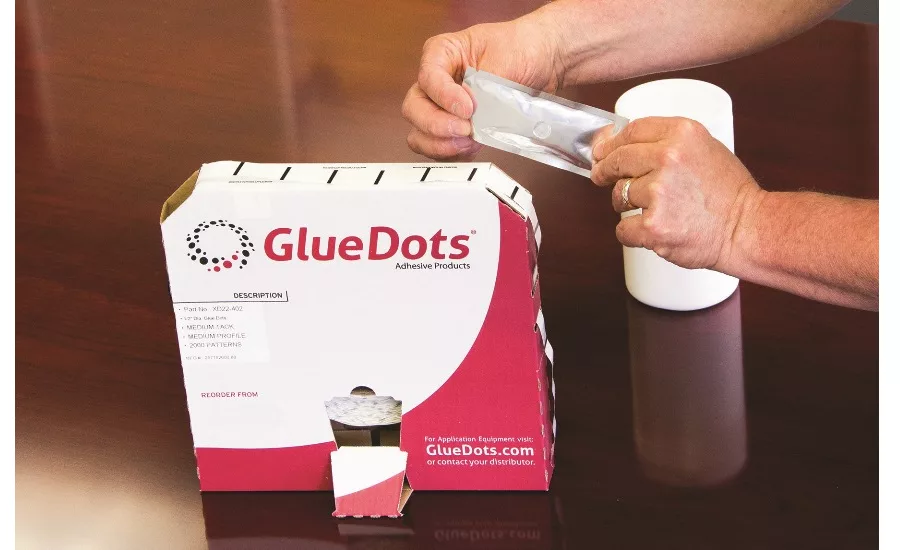 Glue Dots hand-held applicators, benchtop dispensers and adhesive products at Pack Expo 2017