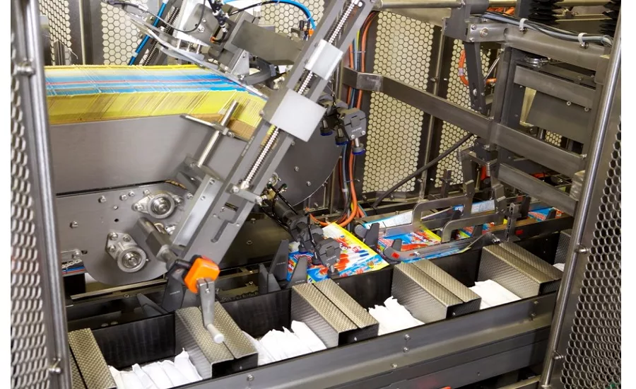 Stainless-steel wash down horizontal cartoner built to FDA sanitary requirements