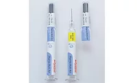 New label with first-opening indication for syringes