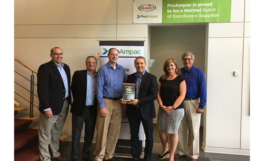 ProAmpac Receives “Spirit of Excellence” Award from Hormel Foods
