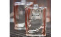 Debut Fragrance Arizona Uses Assymetric Glass Design